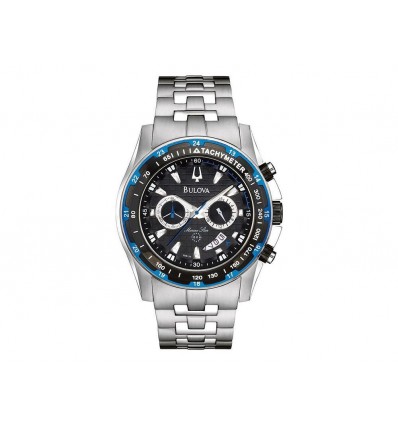 BULOVA MARINE STAR OROLOGIO UOMO CRONO IN ACCIAIO