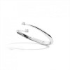 ETERNITY BRACCIALE ORO BIANCO 750 BANGLE CON 2 DIAMANTI Gr 15,26 DB 0,39