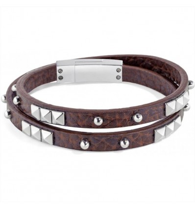 SECTOR ROCK BRACCIALE UOMO PELLE