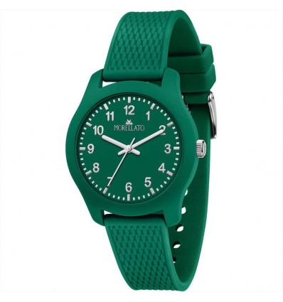 MORELLATO SOFT OROLOGIO GOMMA VERDE SFONDO VERDE