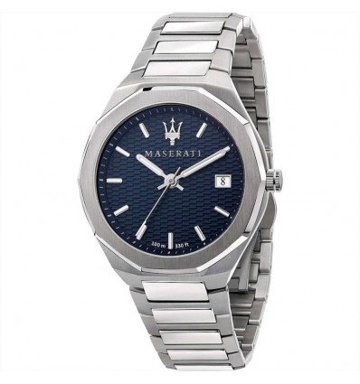 MASERATI STILE OROLOGIO SOLO TEMPO IN ACCIAIO