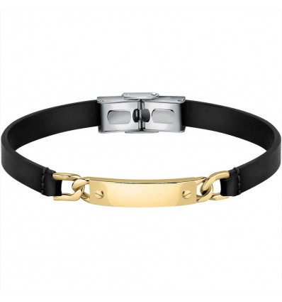 MORELLATO MOODY BRACCIALE UOMO IN CUOIO E ACCIAIO