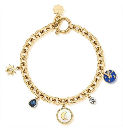 BROSWAY CHAKRA BRACCIALE IN ACCIAIO DORATO