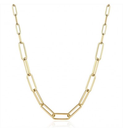 BROSWAY EMPHASIS COLLANA IN ACCIAIO DORATO