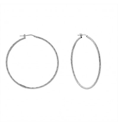 STROILI SILVER COLLECTION ORECCHINI CERCHIO IN ARGENTO 925