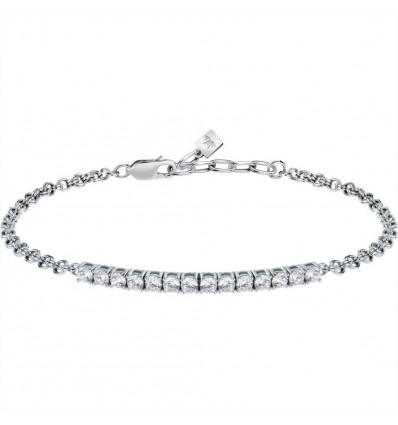 MORELLATO TENNIS BRACCIALE IN ARGENTO E PIETRE 