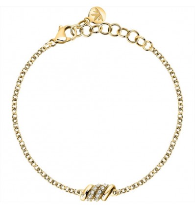 MORELLATO TORCHON BRACCIALE MORBIDO IN ACCIAIO DORATO