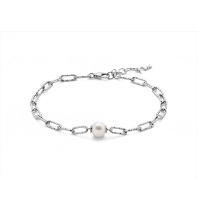 MILUNA MISS ITALIA 2020 BRACCIALE IN ARGENTO E PERLE