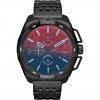 DIESEL HEAVYWEIGHT OROLOGIO CRONO NERO SFONDO OPALESCENTE 