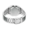 CASIO VINTAGE OROLOGIO RETTANGOLARE SFONDO NERO CINTURINO ALLUMINIO
