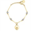 BROSWAY CHAKRA BRACCIALE IN ACCIAIO DORATO