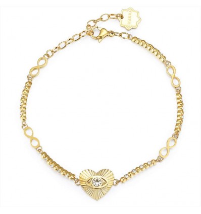 BROSWAY CHAKRA BRACCIALE IN ACCIAIO DORATO