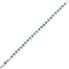 OTTAVIANI BRACCIALE CON ZIRCONIA CUBICA BIANCO E VERDE