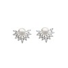 OTTAVIANI ORECCHINI IN METALLO CON ZIRCONIA CUBICA E PERLE