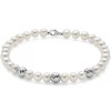 MILUNA PERLE ORIENTE BRACCIALE PERLE BIANCHE 