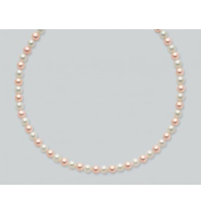 MILUNA COLLANA MULTICOLOR IN ORO BIANCO 750