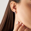 STROILI SILVER RAINBOW ORECCHINI CERCHIO IN ARGENTO 925
