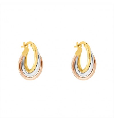 STROILI TOUJOURS ORECCHINI CERCHIO IN ORO 375