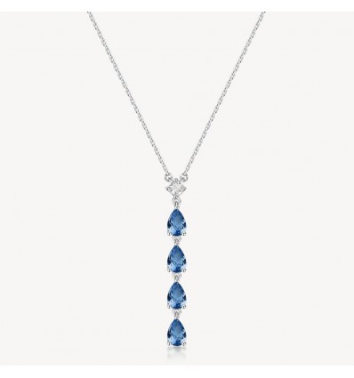BROSWAY FANCY GIROCOLLO ARGENTO CON PIETRE