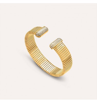 STROILI LADY CODE BRACCIALE RIGIDO IN ACCIAIO DORATO