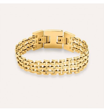 STROILI LADY CODE BRACCIALE MORBIDO IN ACCIAIO DORATO