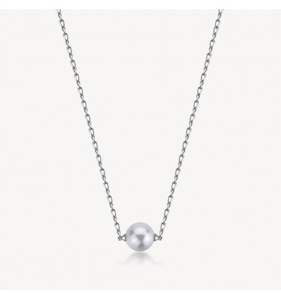 BROSWAY FANCY GIROCOLLO ARGENTO CON PERLE