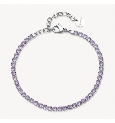 BROSWAY DESIDERI BRACCIALE TENNIS IN ACCIAIO 