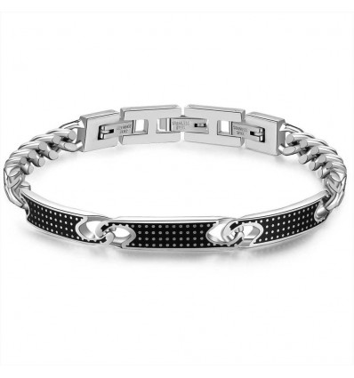 BROSWAY BULLET BRACCIALE UOMO IN ACCIAIO