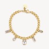 BROSWAY SYMPHONIA BRACCIALE MORBIDO IN ACCIAIO DORATO
