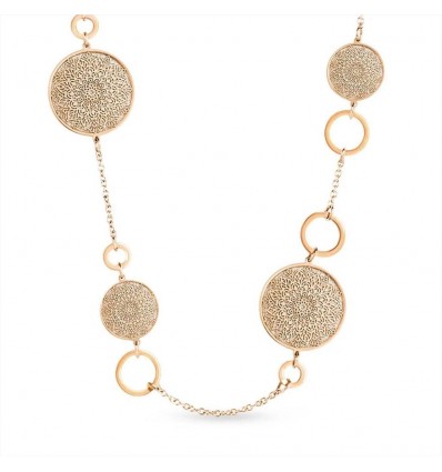 STROILI LADY CODE COLLANA IN ACCIAIO ROSATO