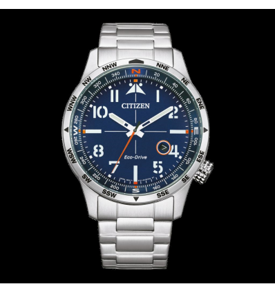 CITIZEN AVIATOR OROLOGIO ECODRIVE SOLO TEMPO