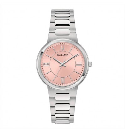 BULOVA CLASSIC ELEGANT OROLOGIO DONNA SOLO TEMPO IN ACCIAIO 