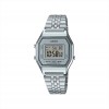 CASIO VINTAGE DIGITALE MEDIO ACCIAIO SATINATO SFONDO GRIGIO