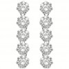 OTTAVIANI ORECCHINI IN METALLO CON ZIRCONIA CUBICA BIANCHI
