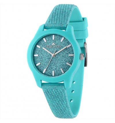 MORELLATO SOFT OROLOGIO GOMMA CELESTE SFONDO CELESTE 